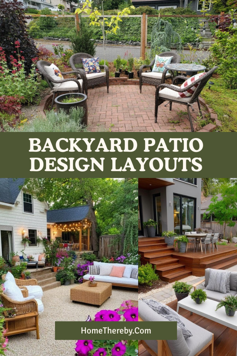 10 Backyard Patio Design Layouts That Maximize Space