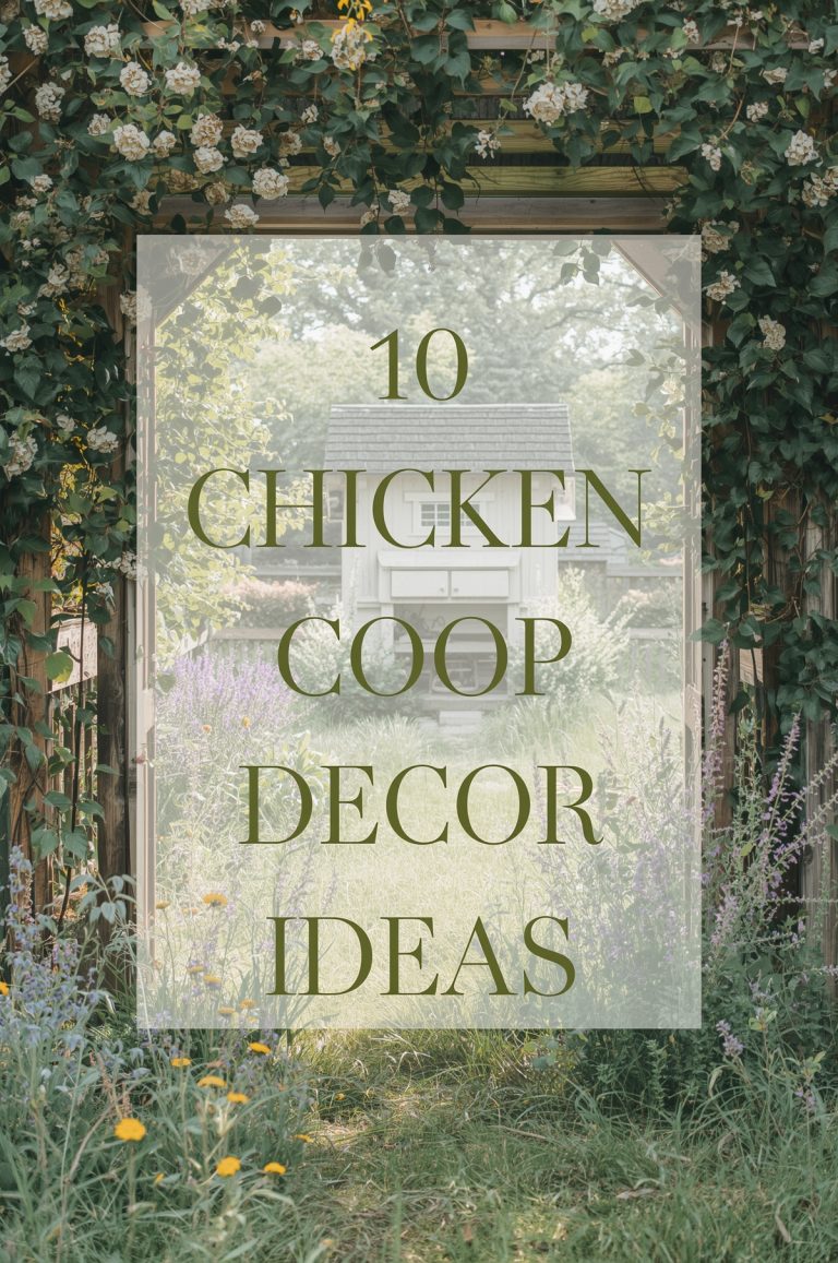 10 Chicken Coop Decorating Ideas to Add Charm and Personality
