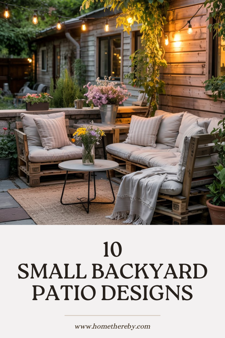 10 Small Backyard Patio Designs That Feel Bigger