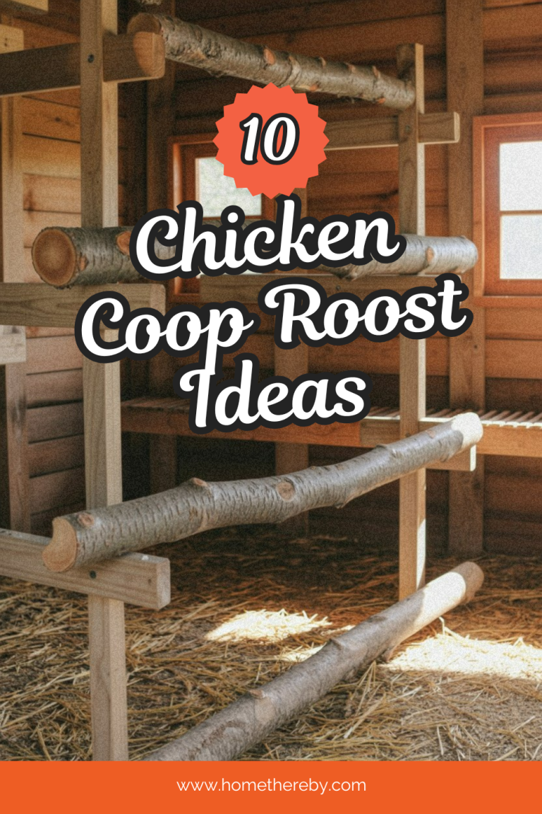 10 Chicken Coop Roost Ideas for Healthier, Happier Birds