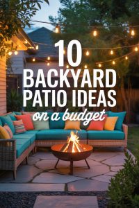 10 Backyard Patio Design Ideas on a Budget