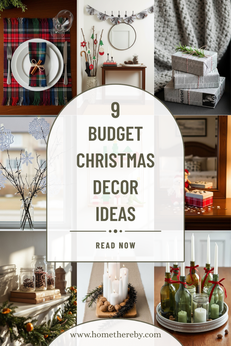 9 Budget Christmas Decor Ideas Using What You Already Have