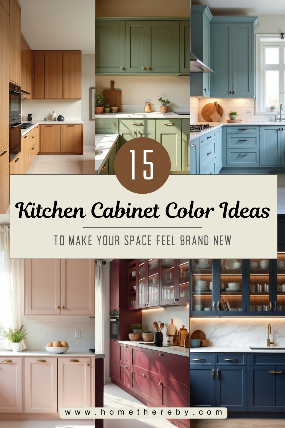 15 Kitchen Cabinet Color Ideas To Make Your Space Feel Brand New
