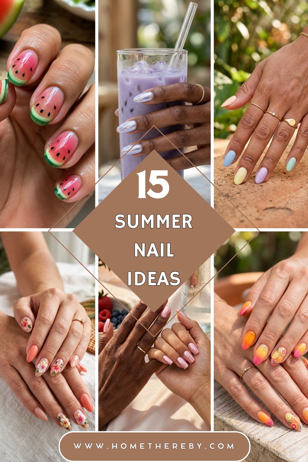 15 Trendy Summer Nail Ideas You Can Try This Season